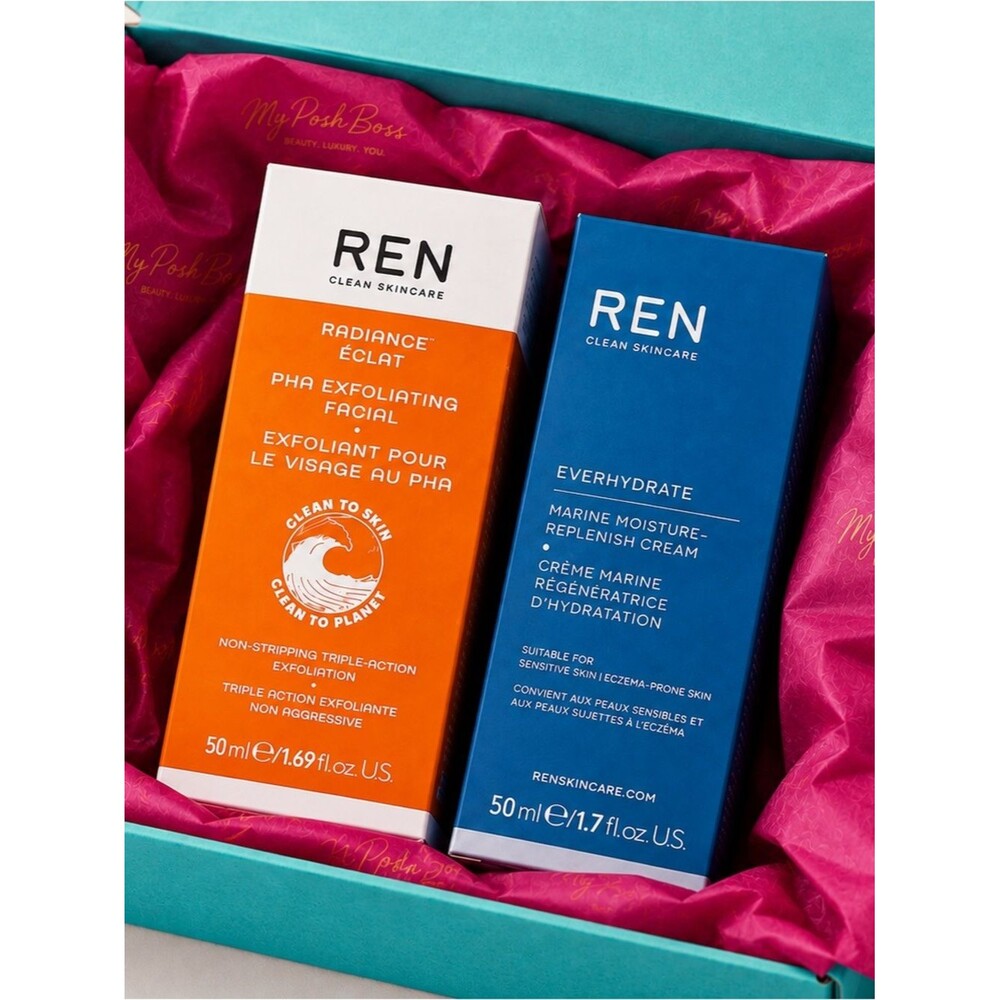 REN Clean Skincare Radiance PHA Exfoliating Facial + Everhydrate Marine Moisture